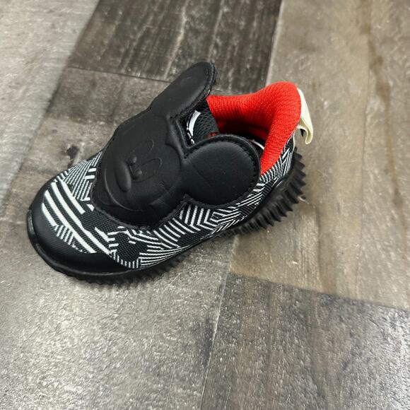 Adidas Disney Mickey Mouse Black White Red D96916 Toddler Kids Sz 5K 5C - Picture 8 of 16